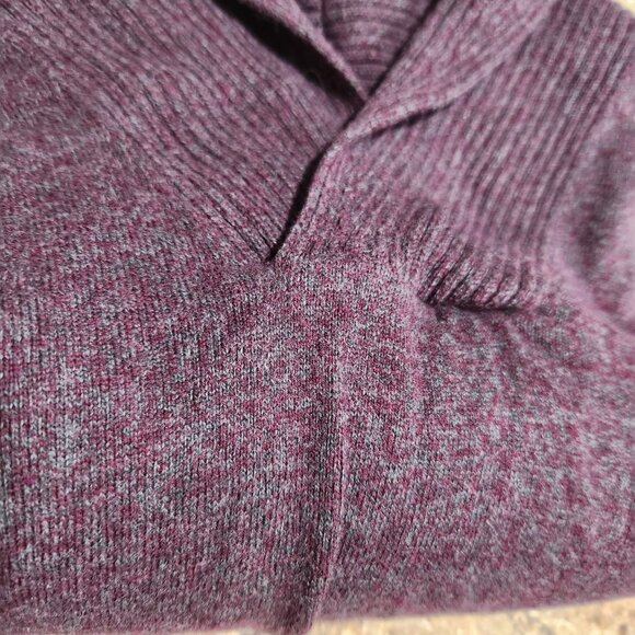 Marc Anthony Sweater Luxury Blend High Neck Cashmere Wool Slim Burgundy XL NWOT - Picture 7 of 11